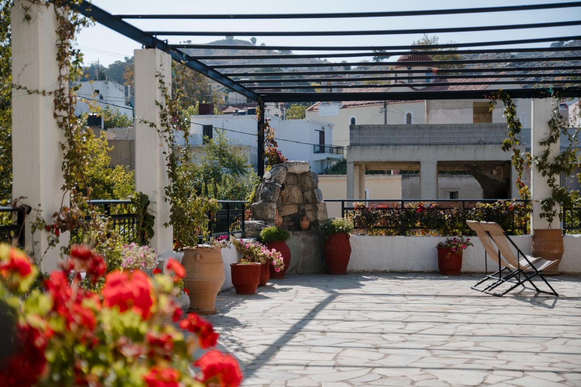 Prasini Folia - Studio Mesili Apartment Anogeia Bagian luar foto